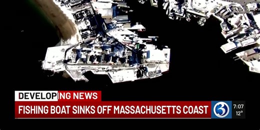 Coast Guard searches for 6 missing after fishing boat sinks off Gloucester