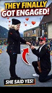 They finally got engaged!#shorts #engaged #surprise