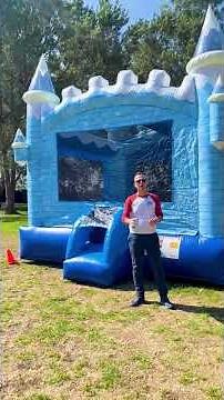 ❄️ Give your rental lineup the coolest upgrade with the Ice Castle Bounce House!