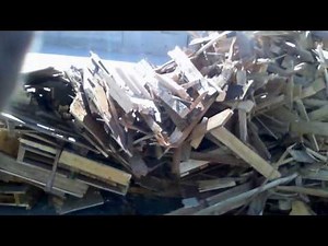 Pre-Crusher Compacted Wood