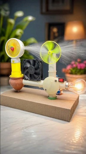 Coolar 🌬️ ka bap ac jysa hawadega ye project #experiment #experimnent