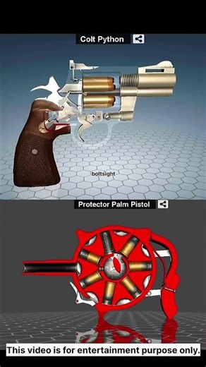 colt python vs Proctor plam pistol