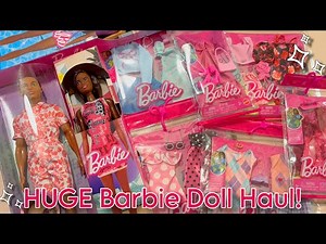 I Bought A Bunch Of The NEW Barbie Fashion Packs! Barbie Doll Haul + Unboxing