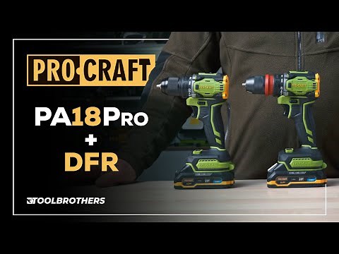 😱 These are the PROCRAFT price/performance champions! PA18PRO & DFR cordless drills - All the info