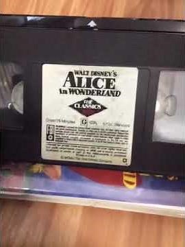 Alice In Wonderland 1988 Vhs Review Version 1 3rd Copy
