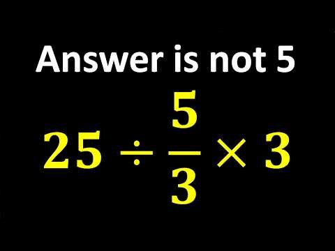 Most People Get This Simple Math Question Wrong!