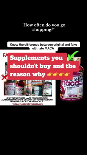 Know the Difference: Original vs Fake Ultimate MACA