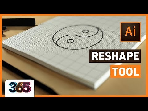 Reshape Tool | Illustrator CC Tutorial #336/365
