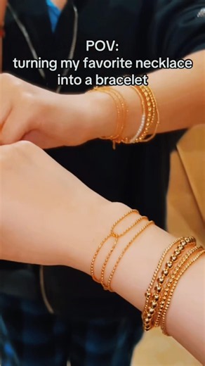 How to Turn a Necklace into a Hand Chain ✨ Easy Jewelry Hack#viralvideo #jewelry #necklace #bracelet