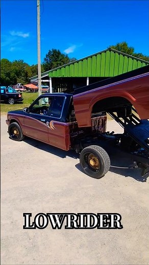 Mazda B2000 Custom Lowrider Mini Truck 🛻 Mother Truckin' Show 2024 #pickup #carshow #lowrider