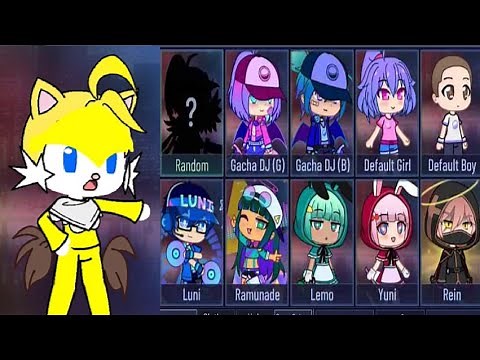 Tails Sonic gacha life - How To MakeTails - TZL Games