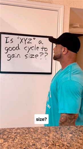 Aaron Clark- Fitness Coach/Trainer on Instagram: "IS “XYZ” A GOOD CYCLE TO GAIN SIZE?? Interested in working with me? Shoot me a DM, or click the link in my bio section to leave me your contact info 💪🏽 @thedynamicevolution @dnm.nutra.inc"