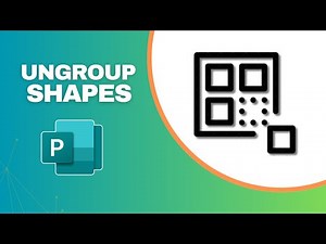 How to Ungroup Shapes in MS Publisher Document