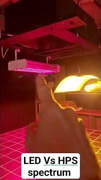 LED Vs HPS spectrum #growlights