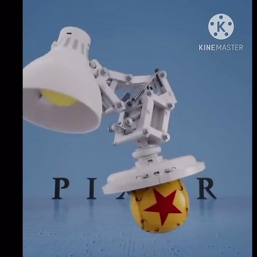 Pixar logo in reversed