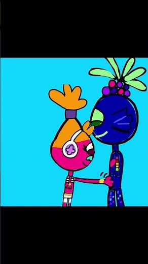 DJ Suki rubs King Trollex's growling stomach