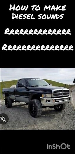 how to make diesel sounds. #truck #trump #jesus #ram