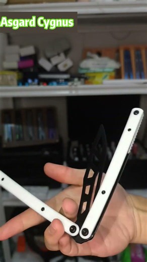 Asgard Cygnus G10 Scales Trainer Balisong with Steel Liners
