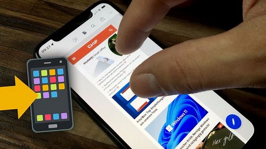 Scroll-Screenshot bei Android und iOS: So geht's