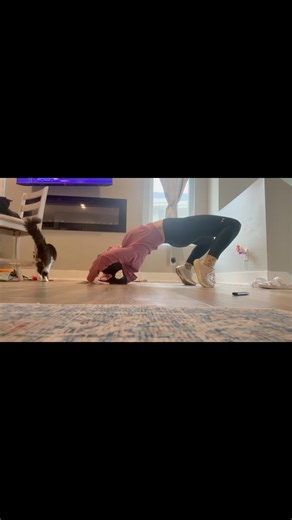 I’m so close to being able to my first back bend kick over. #aginggracefully | Nastashia Mae