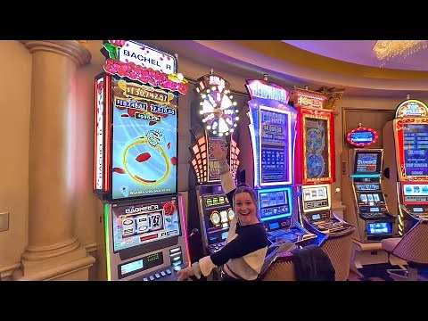 We Played The Bachelor Slot Machine! (At The High Limit Room in Caesars Palace Las Vegas! 🎰 💍)