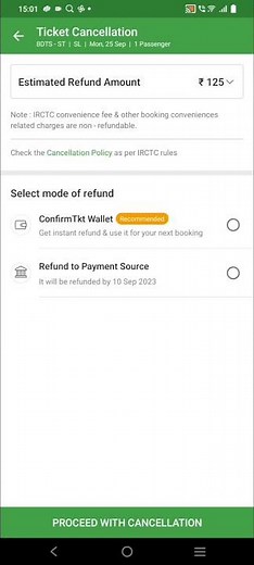 How to Cancel Train Ticket Booking