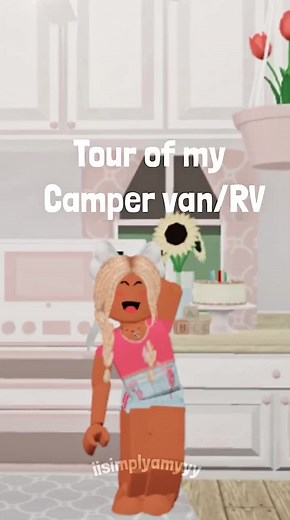 Explore My Bloxburg RV Camper Van Tour in Roblox