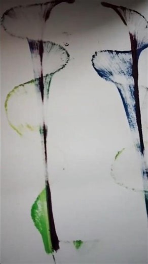 DIY thread painting #paintingtechniques #painting #threadpainting