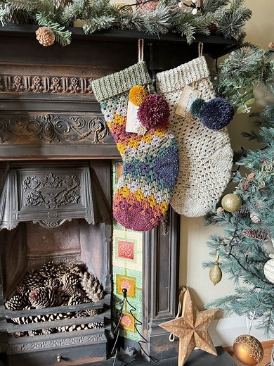 13K views · 238 reactions |   Say GSS to create a stunning granny stitch stocking for the holiday season! Find the free to view pattern on the blog or in store as a pdf.Go wild with your colour choices or just keep it simple  #grannystitch #crochetstocking #crochetchristmas #easycrochet #instacrochet #holidaydecor #readyforchristmas | HanJan Crochet | Facebook