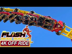 THE FLASH: Vertical Velocity *NEW FOR 2025* (4K OFF Ride POV)-Six Flags Great Adventure, Jackson, NJ