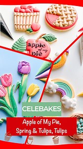 267K views · 3.6K reactions | Check out this beautiful cookie compilation featuring: Spring & Tulips and Apple of my Pie! | How To Cake It | Facebook