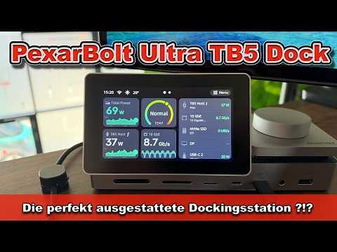 PexarBolt Ultra Review: Thunderbolt 5 Dock with Touchscreen & 10 GbE | Powered by Lexar