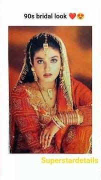 90s bridal look ❤️😍 #bollywood #trending #youtubeshorts #shortsfeed #viral #youtube #bollywoodsongs