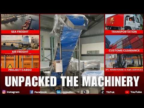 Freight-World’s Machinery Import & Transport Solutions!