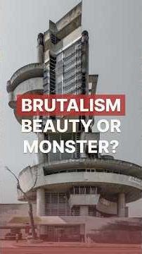Why brutalism looks so ugly? #architecture #brutalism