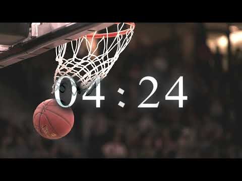 Full basketball Game Timer | 12 minute quarters, 5 minute breaks | For Practice and Working Out