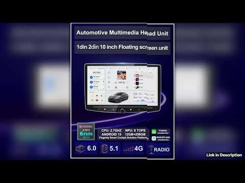 Android 13 1Din 2Din Floating screen Universal Multimedia AI voice Carplay Auto Stereo Radio Palyer