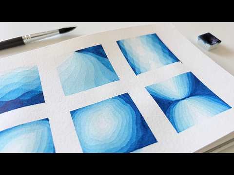 The Most Relaxing Painting You Should Try | Watercolor Doodles For Beginners ✧