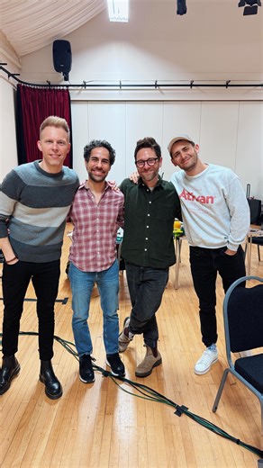 Benj Pasek & Justin Paul on Instagram: "From rehearsal room to the Hippodrome. Bristol, we’re coming alive 🎪✨! #pasekandpaul #thegreatestshowmanuk #thegreatestshowman"