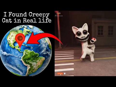 😱 Creepy Cat Found in Real Life on Google Earth & Maps! 🐱#creepyfind #universalskt #googleearth