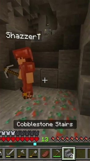 Hearing Thunder and Lightning 🌩️ for the first time #minecraft