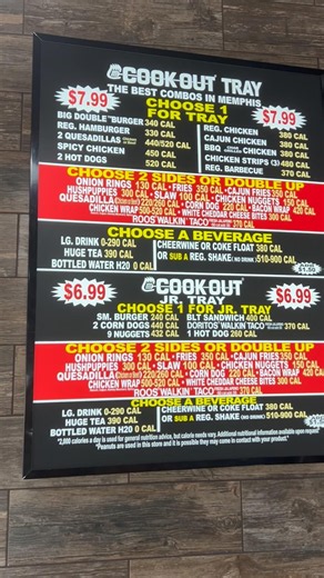 Cook Out in Memphis