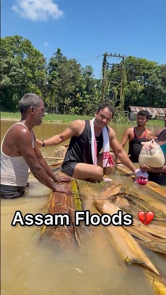 Assam Floods 😭😭 # #kumarsir #awareness #assamfloods #assamnews
