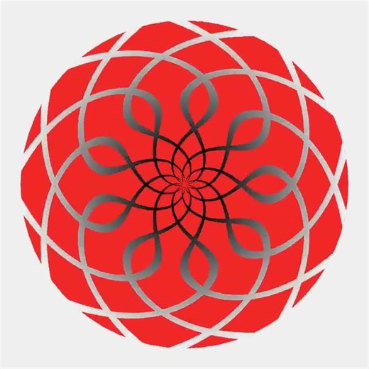 Floral pattern. #openframeworks #programming #creativecoding