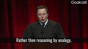 1.2M views · 15K reactions | "This is a good way to figure out if something really makes sense." - Elon Musk, CEO of Tesla & SpaceX | Goalcast | Facebook