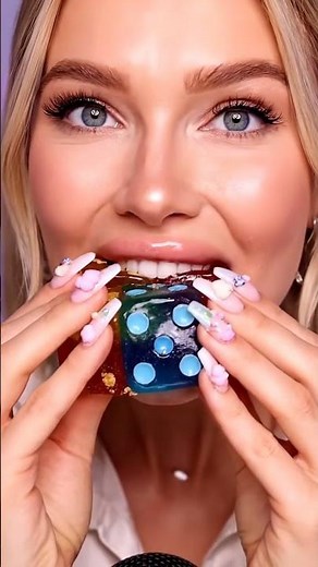 Ludo Dice Eating ASMR | Crunchy & Chewy Candy Bites #relaxingasmr #visualtingle