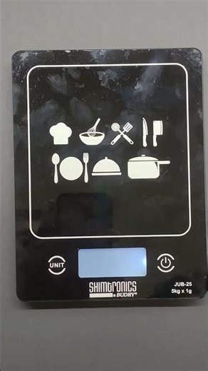 budry kitchen scale calibration