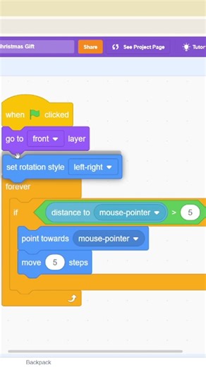 Membuat Christmas gift project menggunakan SCRATCH #coding #animasi