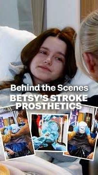 Behind the scenes: Betsy's stroke prosthetics 😲 | Coronation Street #corrie