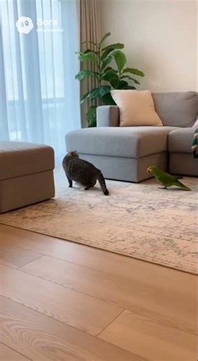 Why Are Cats So Scared of Parrots? This Video Explains Everything 😂The Ultimate Cat vs Parrot Show